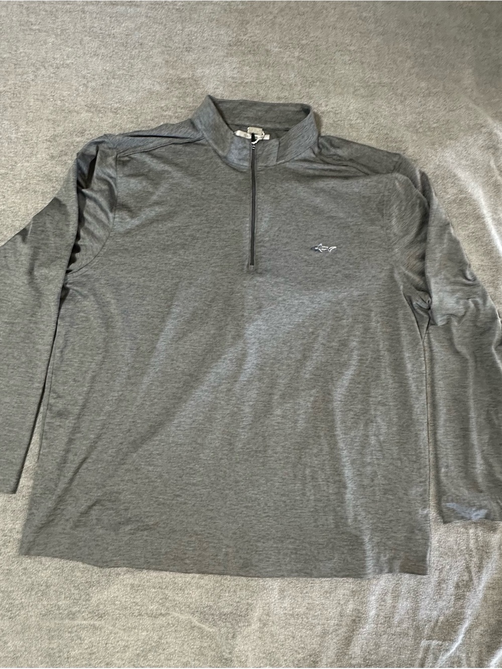 Greg Norman Collection Men's Heather Gray Quarter-Zip Pullover